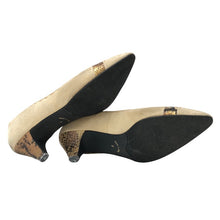 画像をギャラリービューアに読み込む, TRUSSARDI トラサルディ パンプス レザー ベージュ サイズ5(22.5-23cm相当) 5cmヒール【中古】レディース
