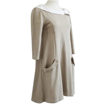 Load image into Gallery viewer, フォクシー FOXEY Valuable ワンピース ベージュ 7分袖 サイズ38 S相当【中古】
