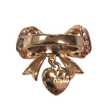 画像をギャラリービューアに読み込む, BETSEY JOHNSON ベッツィー・ジョンソン リボンリング 指輪 ピンクゴールド【中古】レディース
