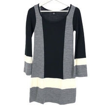 画像をギャラリービューアに読み込む, VICKY ビッキー チュニック ワンピース ウール混 モノトーン サイズ2(M相当)【中古】 レディース
