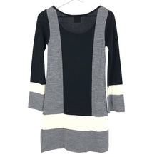 画像をギャラリービューアに読み込む, VICKY ビッキー チュニック ワンピース ウール混 モノトーン サイズ2(M相当)【中古】 レディース
