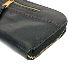 画像をギャラリービューアに読み込む, Chloe クロエ ラウンドファスナー 長財布 レザー ブラック【中古】 レディース

