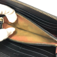 画像をギャラリービューアに読み込む, Chloe クロエ ラウンドファスナー 長財布 レザー ブラック【中古】 レディース
