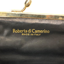 画像をギャラリービューアに読み込む, Roberta di Camerino ロベルタ・ディ・カメリーノ がま口ポーチ コインケース ベロア トリコロール【中古】レディース
