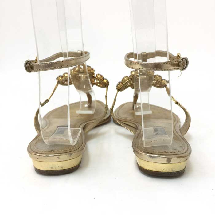 ルイ ヴィトン LOUIS VUITTON モノグラムフラワービジュー サンダル