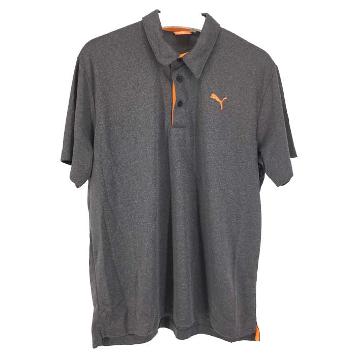 プーマ PUMA  半袖ポロシャツ L  グレー【中古】