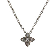 REPOSSI レポシ ダイヤモンドネックレス K18ホワイトゴールド(K18WG)【中古】レディース