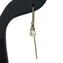 画像をギャラリービューアに読み込む, agete アガット ピアス カラーストーン K10 ゴールド × グリーン【中古】 レディース
