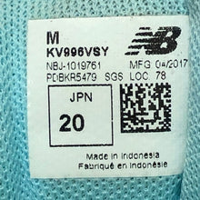 画像をギャラリービューアに読み込む, NEW BALANCE ニューバランス 996 スニーカー パープル系 20cm【中古】キッズ
