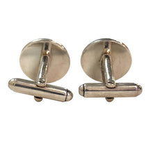 画像をギャラリービューアに読み込む, TIFFANY&amp;Co. ティファニー ラウンドカフス シルバー925×K18 コンビ 【中古】メンズ
