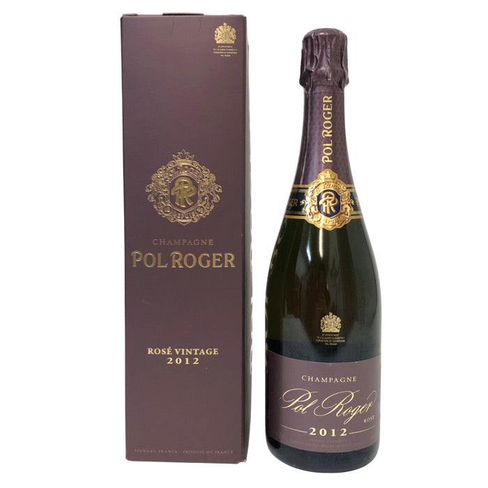 Pol Roger ポル ロジェ 未開栓 750ml 12.5度 箱付 ロゼ ヴィンテージ 2012 シャンパン【中古】【新品同様】