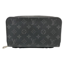 画像をギャラリービューアに読み込む, LOUIS VUITTON ルイ・ヴィトン モノグラムエクリプス ジッピーXL M61698 トラベルケース ラウンドファスナー長財布 ブラック系【中古】メンズ
