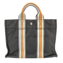画像をギャラリービューアに読み込む, HERMES エルメス フールトゥPM 銀座限定 ハンドバッグ トートバッグ キャンバス グレー【中古】 ユニセックス

