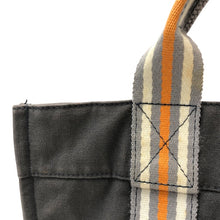 画像をギャラリービューアに読み込む, HERMES エルメス フールトゥPM 銀座限定 ハンドバッグ トートバッグ キャンバス グレー【中古】 ユニセックス
