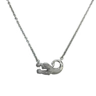 カレライカレラ Carrera y Carrera  パンサーネックレス K18WG  シルバー【中古】