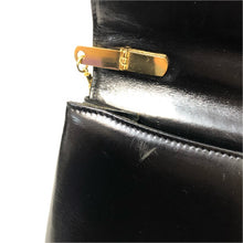 画像をギャラリービューアに読み込む, CHARLES JOURDAN シャルル・ジョルダン 2WAY チェーンショルダー クラッチバッグ レザー ブラック【中古】 レディース
