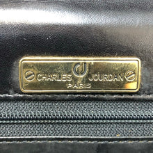 画像をギャラリービューアに読み込む, CHARLES JOURDAN シャルル・ジョルダン 2WAY チェーンショルダー クラッチバッグ レザー ブラック【中古】 レディース
