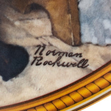 画像をギャラリービューアに読み込む, Norman Rockwell ノーマン ロックウェル コレクタープレート 飾り皿 絵皿 Words of Comfort インテリア 陶器 ユニセックス 【中古】
