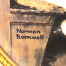 画像をギャラリービューアに読み込む, Norman Rockwell ノーマン ロックウェル コレクタープレート 飾り皿 絵皿 Clinching the Deal インテリア 陶器 ユニセックス 【中古】
