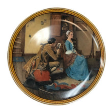 画像をギャラリービューアに読み込む, Norman Rockwell ノーマン ロックウェル コレクタープレート 飾り皿 絵皿 Portrait for a Bridegroom インテリア 陶器 ユニセックス 【中古】
