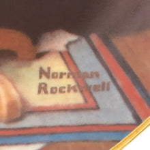 이미지를 갤러리 뷰어에 로드 , Norman Rockwell ノーマン ロックウェル コレクタープレート 飾り皿 絵皿 Keeping Company インテリア 陶器【中古】
