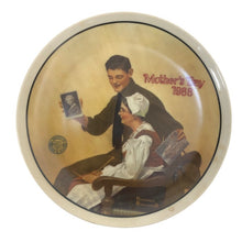 画像をギャラリービューアに読み込む, Norman Rockwell ノーマン ロックウェル コレクタープレート 飾り皿 絵皿 My Mother インテリア 陶器【中古】
