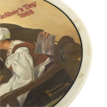 画像をギャラリービューアに読み込む, Norman Rockwell ノーマン ロックウェル コレクタープレート 飾り皿 絵皿 My Mother インテリア 陶器【中古】
