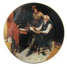 將圖片載入圖庫檢視器 Norman Rockwell ノーマン ロックウェル コレクタープレート 飾り皿 絵皿 The Love Letters インテリア 陶器【中古】
