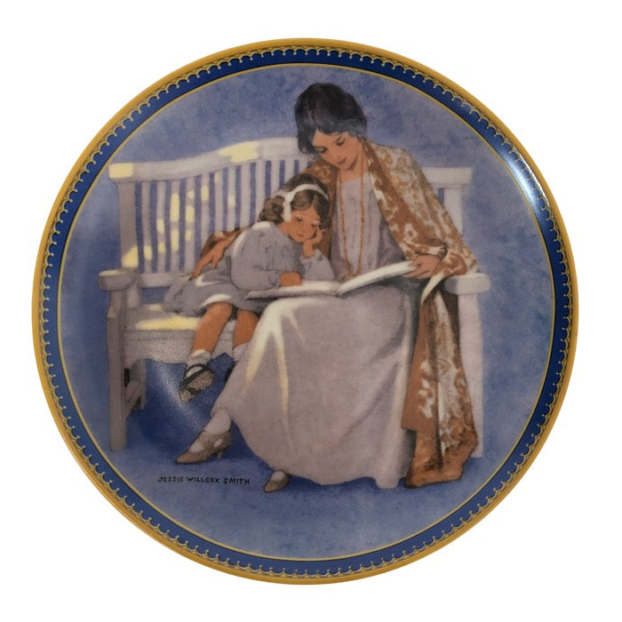 Jessie Willcox Smith ジェシー ウィルコックス スミス コレクタープレート 飾り皿 絵皿 MOTHER’S DAY インテリア 陶器【中古】