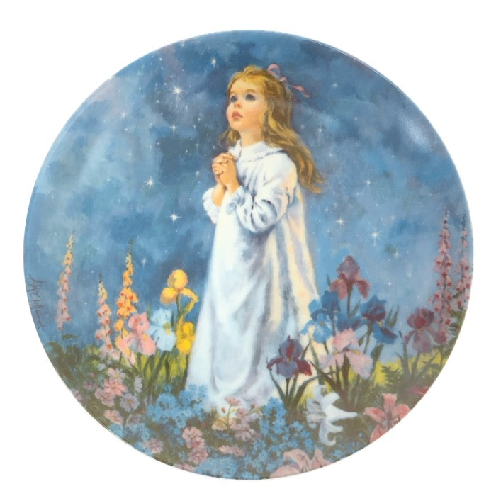 John McClelland ジョン マクレランド コレクタープレート 飾り皿 絵皿 Twinkle, Twinkle, Little Star インテリア 陶器【中古】