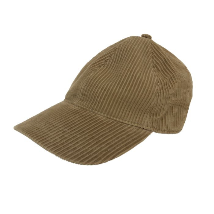 ルーカ デッラ ラーマ  LUCA DELLA LAMA  コーデュロイキャップ 帽子サイズ58  ベージュブラウン【中古】