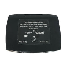 画像をギャラリービューアに読み込む, CHANEL シャネル マルチメイクパレット アイ・チーク・リップ TRAVEL AQUALUMIERES ウォーム系【中古】 レディース

