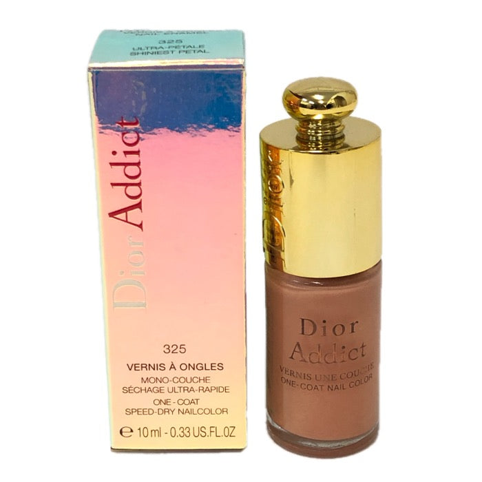 Christian Dior クリスチャンディオール ネイル エナメル ヴェルニ ディオール アディクト ＃325 ピンクベージュ系 10ml【中古】【美品】レディース
