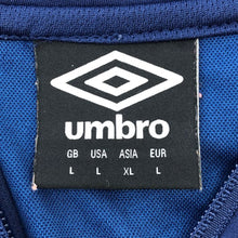 Load image into Gallery viewer, アンブロ umbro  ウィリアムズ レーシングF1 ハーフZIPプルオーバー サムホール XLサイズ  ネイビー【中古】【美品】
