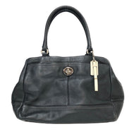 コーチ COACH キャリオール ショルダーバッグ トートバッグ F23280 ネイビー【中古】