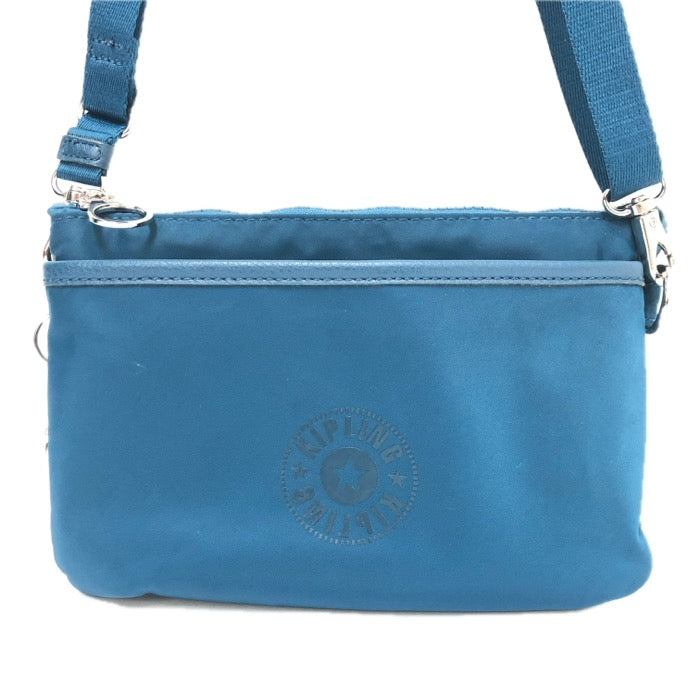 キプリング kipling RIRI クロスボディ ショルダーバッグ ブルー系【中古】