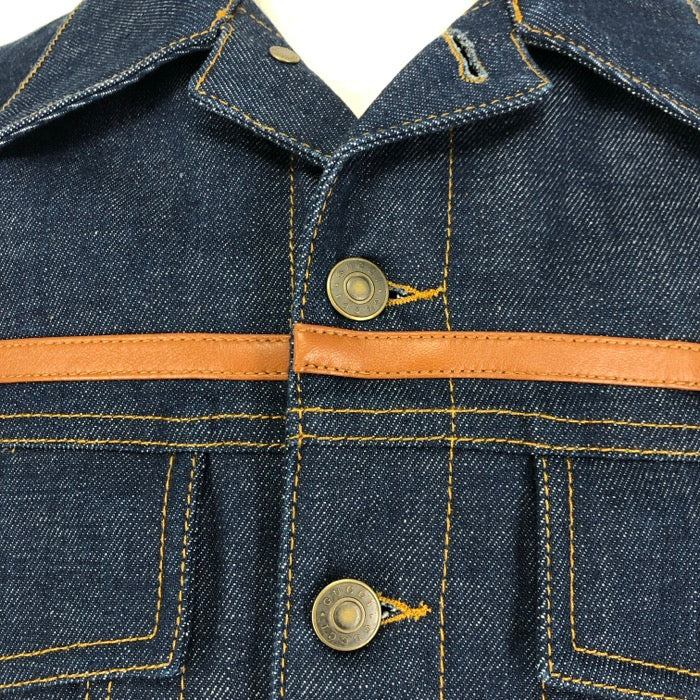 大特価‼️ GUCCI グッチホースビット Gジャン 46 デニムジャケット ホースビット GGキャンバス ジャケット ・キャメル＆ダークブラウン