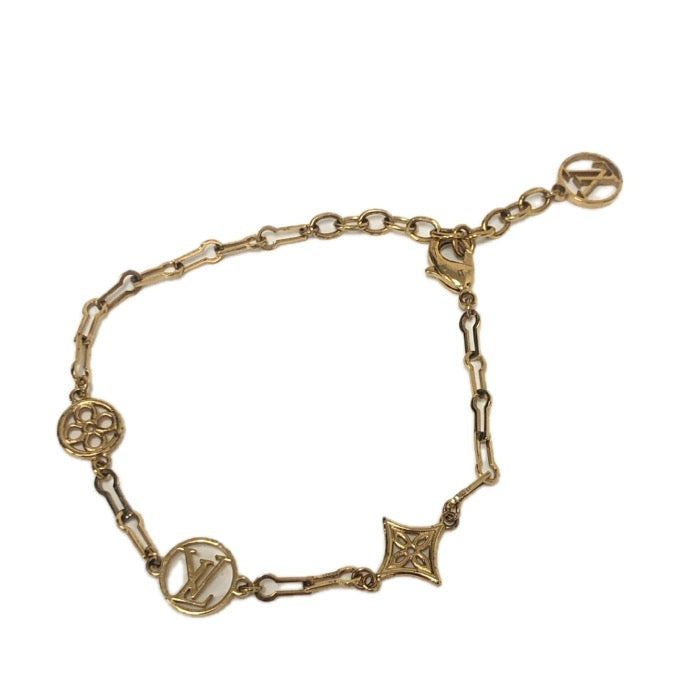 LOUIS VUITTON ルイ・ヴィトン モノグラム フラワー モチーフ フォーエバー ヤング M69584 ブレスレット GP ゴールド レディース 【中古】