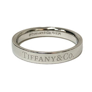 TIFFANY&Co. ティファニー フラットリング 指輪 プラチナ 磨き済み ジュエリー アクセサリー レディース【中古】