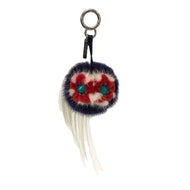 FENDI フェンディ バッグバグズ モンスター バッグチャーム キーホルダー 小物 ファー FLOWERY チャーム ファー マルチカラー レディース 【中古】