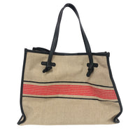 GIANNI CHIARINI ジャンニキャリーニ トートバッグ キャンバス ベージュ系 レディース 【中古】
