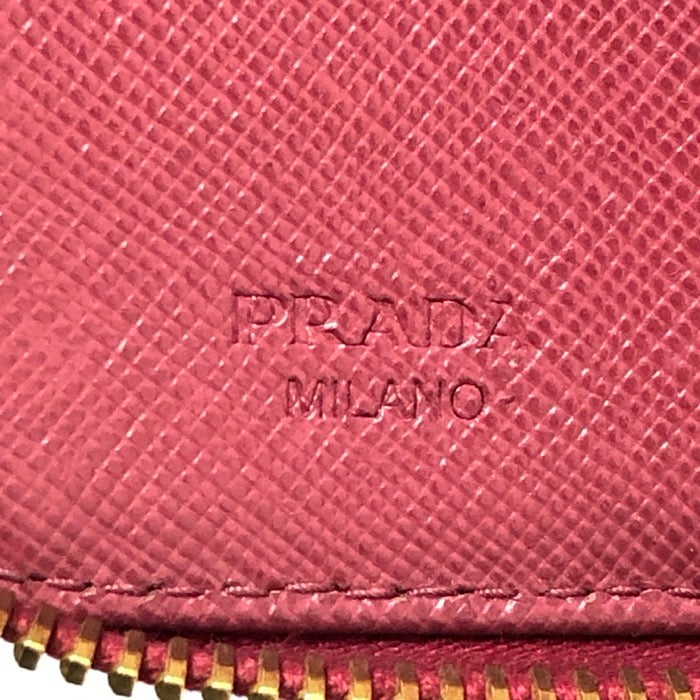 PRADA プラダ ラウンドファスナー 6連 キーケース/サフィアーノレザー