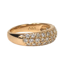 画像をギャラリービューアに読み込む, STAR JEWELRY スタージュエリー パヴェダイヤ ピンキーリング リング・指輪 ダイヤモンド/K18 ゴールド 2.5号相当【中古】 レディース
