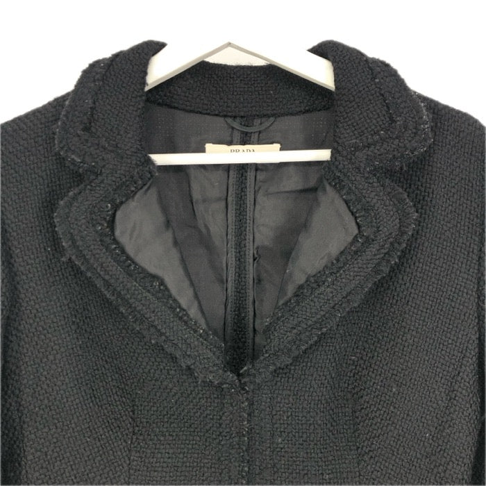PRADA ツイードジャケット 楽天市場】【プラダ】Prada 18AW ラバーパッチ ミックスツイード