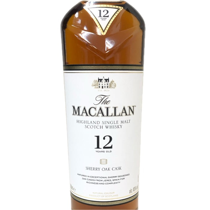 The Macallan ザ マッカラン 未開栓 700ml 40度 12年 シェリーオーク