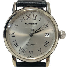 画像をギャラリービューアに読み込む, MONTBLANC モンブラン マイスターシュテュック デイト 7042 腕時計 自動巻き シルバー文字盤 36mm【中古】 メンズ
