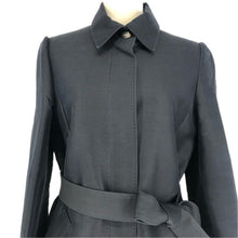 画像をギャラリービューアに読み込む, BODY DRESSING Deluxe ボディドレッシングデラックス ベルト付き ステンカラーコート ネイビー系【中古】 レディース
