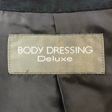 画像をギャラリービューアに読み込む, BODY DRESSING Deluxe ボディドレッシングデラックス ベルト付き ステンカラーコート ネイビー系【中古】 レディース
