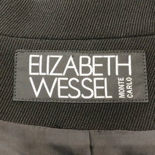 画像をギャラリービューアに読み込む, Elizabeth Wessel エリザベスウェッセル ハーフコート オーバーサイズ ステンカラーコート ウール ブラック【中古】 レディース

