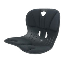 画像をギャラリービューアに読み込む, カーブルチェア 腰らくサポート 健康器具 ブラック【中古】 ユニセックス
